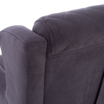 ARMCHAIR HAYES HM9135.01, GRAY velvet, 70x83x96 cm.