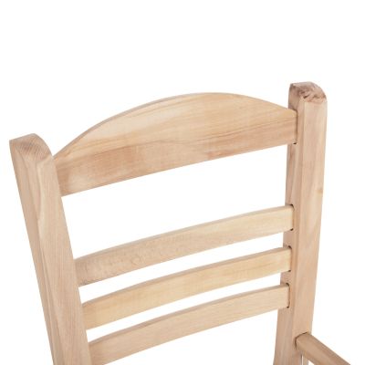 BAR STOOL GADIEL HM5587.02 BEECH WOOD IMPREGNATED-UNPAINTED 40,5x39x104.5Hcm.FRAME ONLY