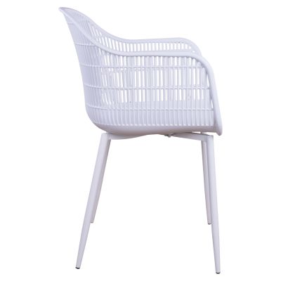 Armchair Hadi Polypropylene White 61x57x85cm HM8511.01 61x57x85 cm