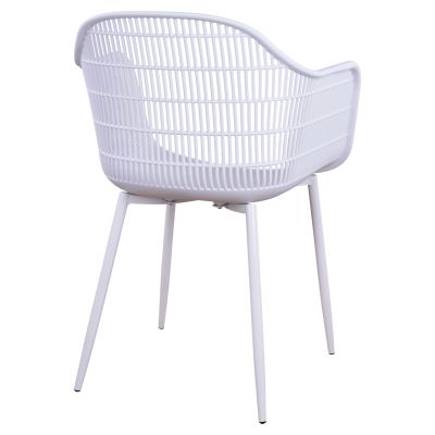 Armchair Hadi Polypropylene White 61x57x85cm HM8511.01 61x57x85 cm