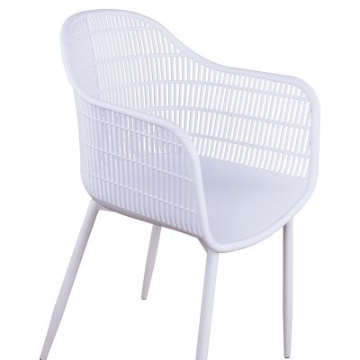 Armchair Hadi Polypropylene White 61x57x85cm HM8511.01 61x57x85 cm