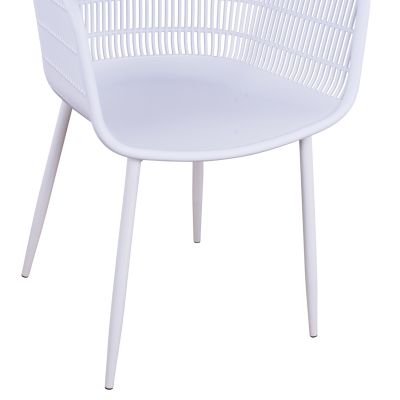 Armchair Hadi Polypropylene White 61x57x85cm HM8511.01 61x57x85 cm