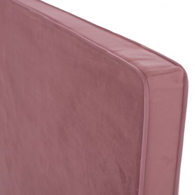 BED ALLIE HM584.12 160X200 WITH STORAGE SPACE- DUSTY PINK  VELVET