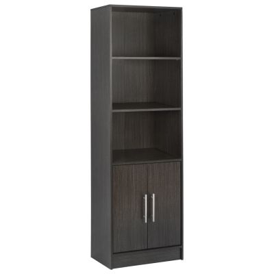 Melamine bookcase ENSLEY HM2027.01 Zebrano 60x30x180