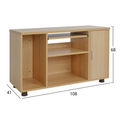 Professional office cabinet in oak color HM2051.11 80x40x118 cm.