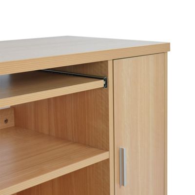 Professional office cabinet in oak color HM2051.11 80x40x118 cm.