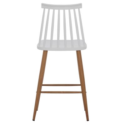 БАР СТОЛ HM9300.01 БЯЛ СРЕДНА ВИСОЧИНА 43x45x97Η