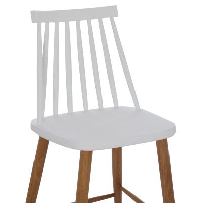 БАР СТОЛ HM9300.01 БЯЛ СРЕДНА ВИСОЧИНА 43x45x97Η