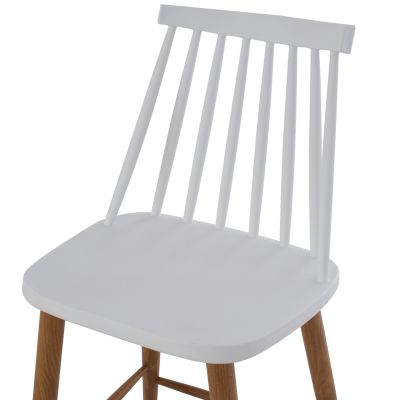 БАР СТОЛ HM9300.01 БЯЛ СРЕДНА ВИСОЧИНА 43x45x97Η