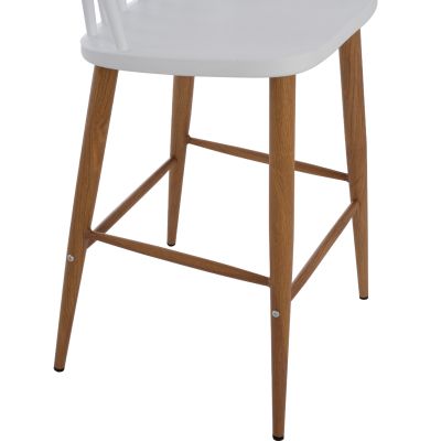 БАР СТОЛ HM9300.01 БЯЛ СРЕДНА ВИСОЧИНА 43x45x97Η