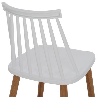 БАР СТОЛ HM9300.01 БЯЛ СРЕДНА ВИСОЧИНА 43x45x97Η