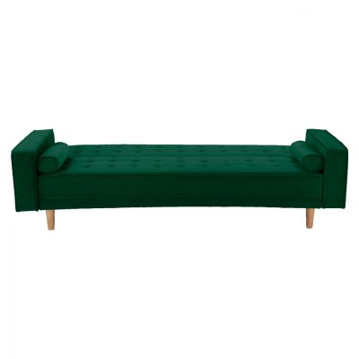 SOFA-BED SALVADOR HM3150.13 VELVET GREEN 224X88X84Y cm.