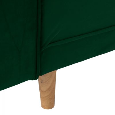 SOFA-BED SALVADOR HM3150.13 VELVET GREEN 224X88X84Y cm.