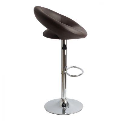 Bar Stool Rea HM203.03 with gas lift and brownPU  54x40x99cm