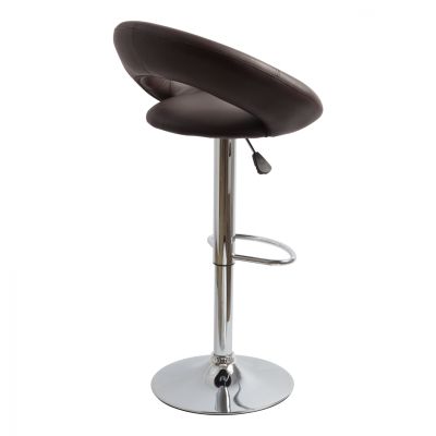 Bar Stool Rea HM203.03 with gas lift and brownPU  54x40x99cm