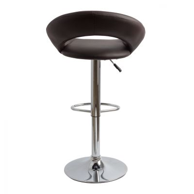 Bar Stool Rea HM203.03 with gas lift and brownPU  54x40x99cm