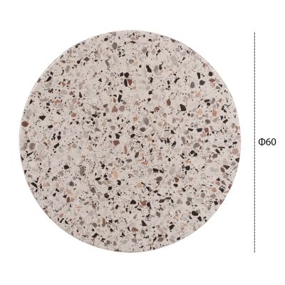 TABLETOP ROUND HM5227.16 WERZALIT Φ60 TERRAZZO 5766