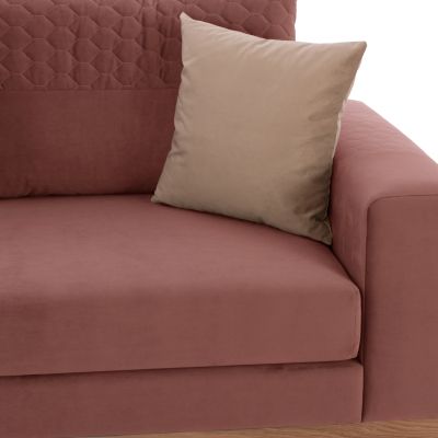 MESINA corner sofa, dusty pink, high leg, 2pcs, left corner