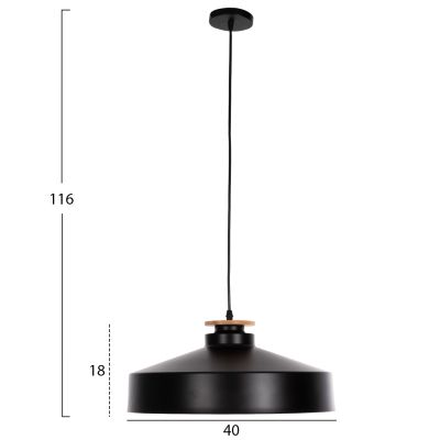 ПАНЕЛ HM4159.01 ЧЕРЕН МЕТАЛЕН ЦАП Φ40x116Hcm.