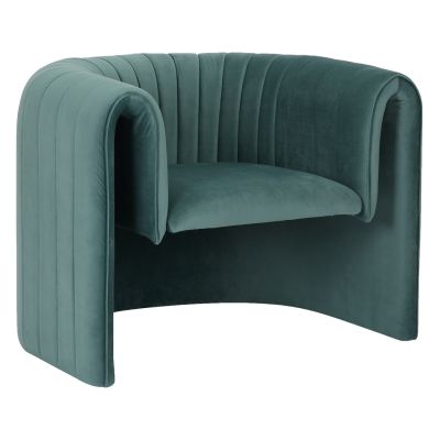 ARMCHAIR RIKER HM9682.06 METAL FRAME-MINT VELVET 92x74x69Hcm.