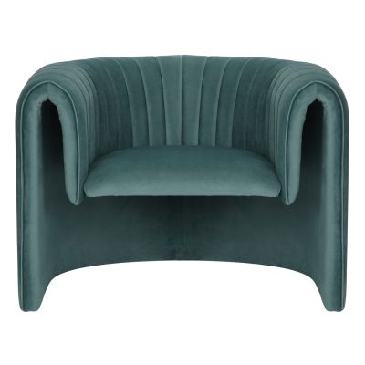 ARMCHAIR RIKER HM9682.06 METAL FRAME-MINT VELVET 92x74x69Hcm.