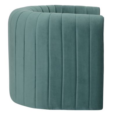 ARMCHAIR RIKER HM9682.06 METAL FRAME-MINT VELVET 92x74x69Hcm.