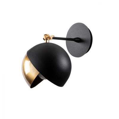 WALL METAL LAMP BLACK-GOLD 20Χ26Χ25 HM7300