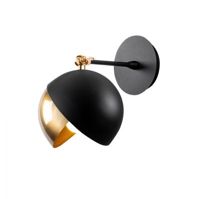 WALL METAL LAMP BLACK-GOLD 20Χ26Χ25 HM7300