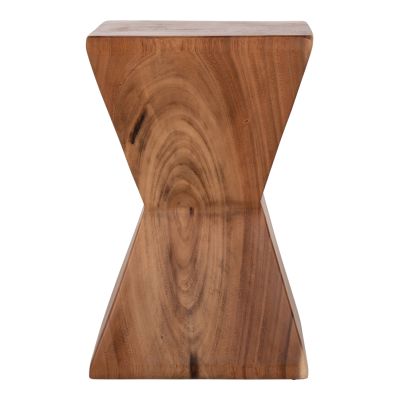 SIDE STOOL ANVIL HM9756 SUAR WOOD IN NATURAL  30x30x46Hcm.