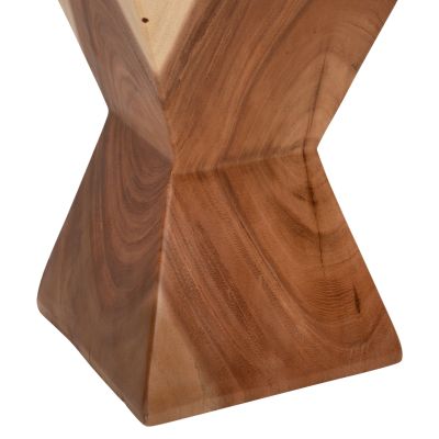 SIDE STOOL ANVIL HM9756 SUAR WOOD IN NATURAL  30x30x46Hcm.