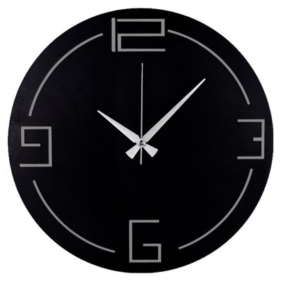 WALL CLOCK METAL BLACK HM7462 41x41 cm.