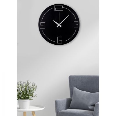 WALL CLOCK METAL BLACK HM7462 41x41 cm.