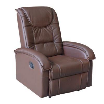 HM0026.03 Armchair ROCCA, massage mechanism, PU brown 80x96x97 cm