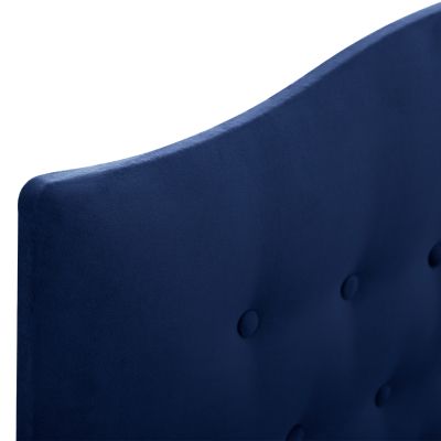 HM638.05 bed MALENA, blue velvet, 150x200