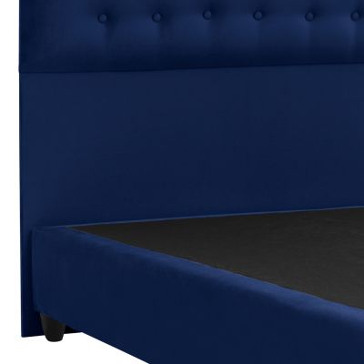 HM638.05 bed MALENA, blue velvet, 150x200