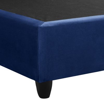 HM638.05 bed MALENA, blue velvet, 150x200