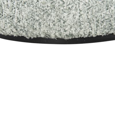 STOOL ROUND LINNER HM9604.05 BOUCLE FABRIC PISTACHIO GREEN-BLACK DETAIL D38x44 cm.