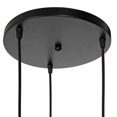 CEILING PENDANT 3-LIGHT HM4126 METAL CAPS Φ23x124H cm.