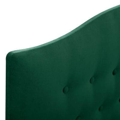 HM638.13 BED MALENA, CYPRESS GREEN VELVET, 150x200