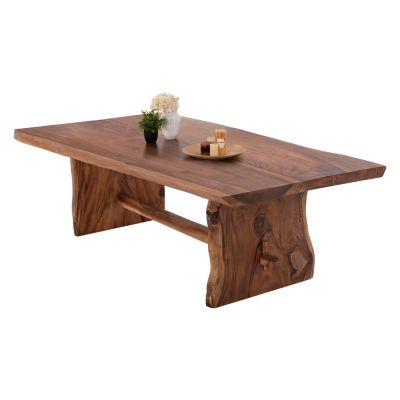 DINING TABLE ULYSES HM9759 SOLID SUAR WOOD IN NATURAL COLORING 300x100x78Hcm.