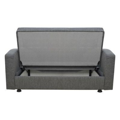 ДИВАН 2-МЕСТЕН DIMOS HM3075.03 СИВ ПЛАТ 157x77x83H cm