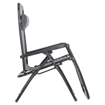 ARMCHAIR RELAX COMPANION HM5095.11 GREY TEXTILENE-BLACK METAL 67x145x110Hcm.