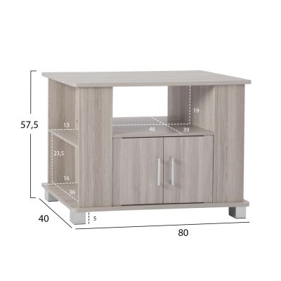 TV Stand in ash color 80x40x57.5 HM2404.10