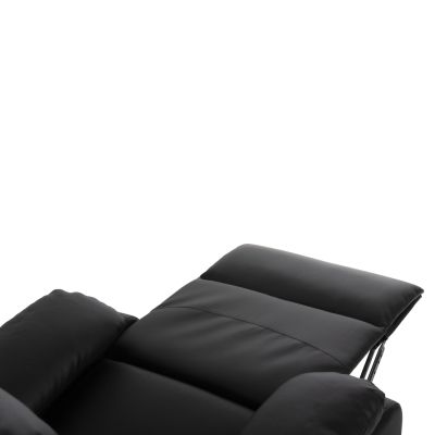 ARMCHAIR RELAX YASUMU HM9783.11 BLACK PU 80x93x100Hcm.