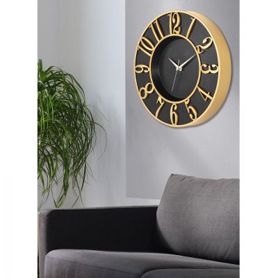 METAL WALL CLOCK WITH MDF HM7466.01 34x34 cm.