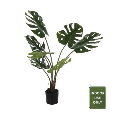 DECORATIVE SYNTHETIC PLANT ΗΜ7990 MONSTERA TREE IN POT 90H cm.