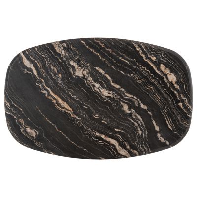 TABLETOP 5787 WERZALIT HM5916.15 BLACK&GOLD MARBLE COLOR 146X94cm.