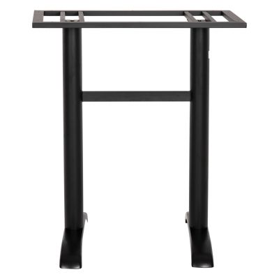 BAR TABLE BASE METAL MEDIUM HEIGHT HM479.01 DOUBLE IN BLACK COLOR 40Χ80Χ91Hcm.