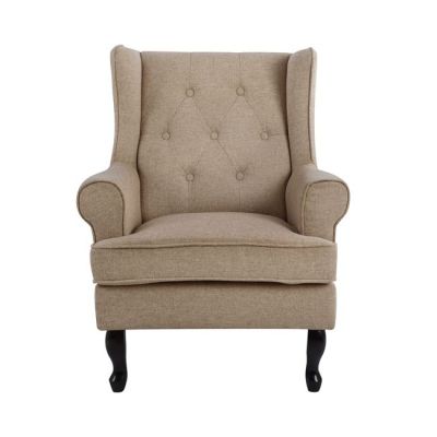 Armchair Brandon HM3073.02 Beige fabric 83x83x104 cm.