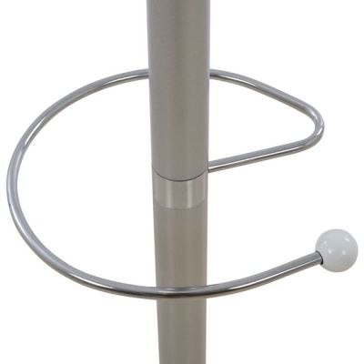 Hat/Coat Stand Metallic HM0038.40 rotating silver with marble ''37x170cm